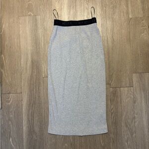 DKNY Light Gray Pencil Skirt